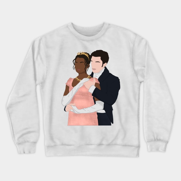 Kate Sharma and Anthony Bridgerton Crewneck Sweatshirt by hereidrawagain